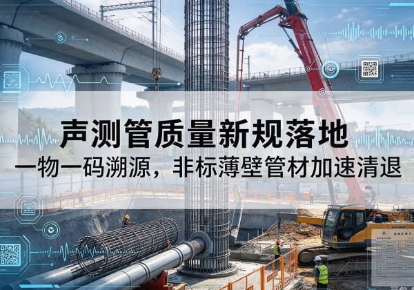 满洲里声测管质量新规落地，一物一码溯源，非标薄壁管材加速清退