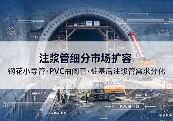 满洲里注浆管细分市场扩容，隧道钢花小导管、PVC 袖阀管、桩基后注浆管需求分化