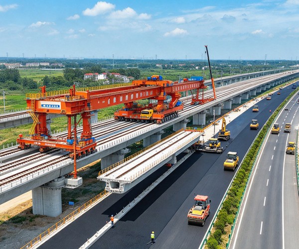 满洲里公路建设
